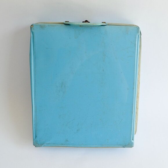 Vintage 1960's Brownie Doll Case Effanbee Blue Carry Storage - Picture 5 of 7